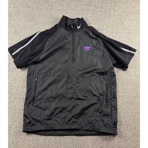 Kansas State‎ Wildcats Nike Golf Short Sleeve 1/4 Zip Windbreaker Rain Jacket
